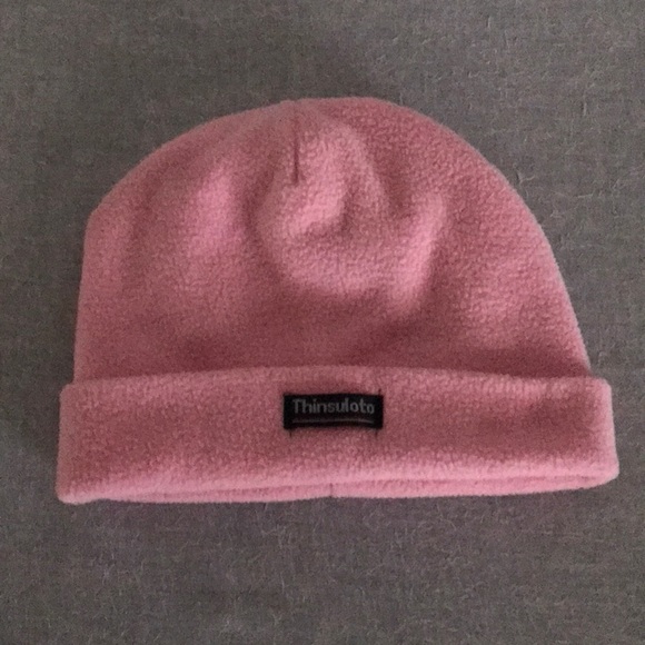pink winter hat